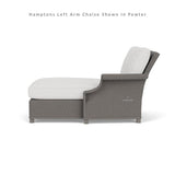 Hamptons Left Arm Chaise Unit All-Weather Outdoor Furniture Outdoor Modulars LOOMLAN By Lloyd Flanders