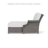 Hamptons Left Chaise Unit Outdoor Patio Furniture-Outdoor Modulars-Lloyd Flanders-LOOMLAN