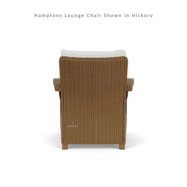 Hamptons Outdoor Furniture Wicker Lounge Chair-Outdoor Lounge Chairs-Lloyd Flanders-LOOMLAN
