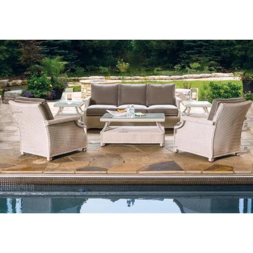 Hamptons Outdoor Wicker 3 Seater Sofa