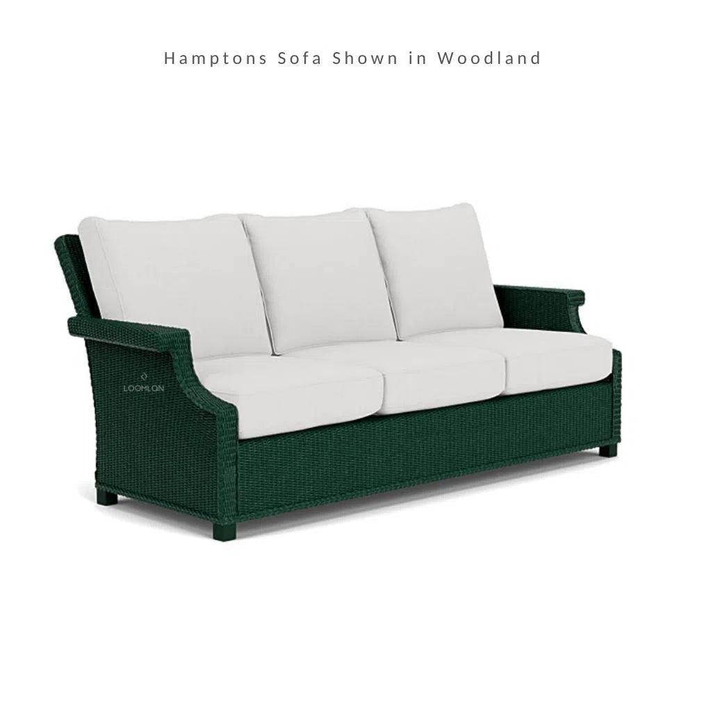 Hamptons Outdoor Wicker 3 Seater Sofa