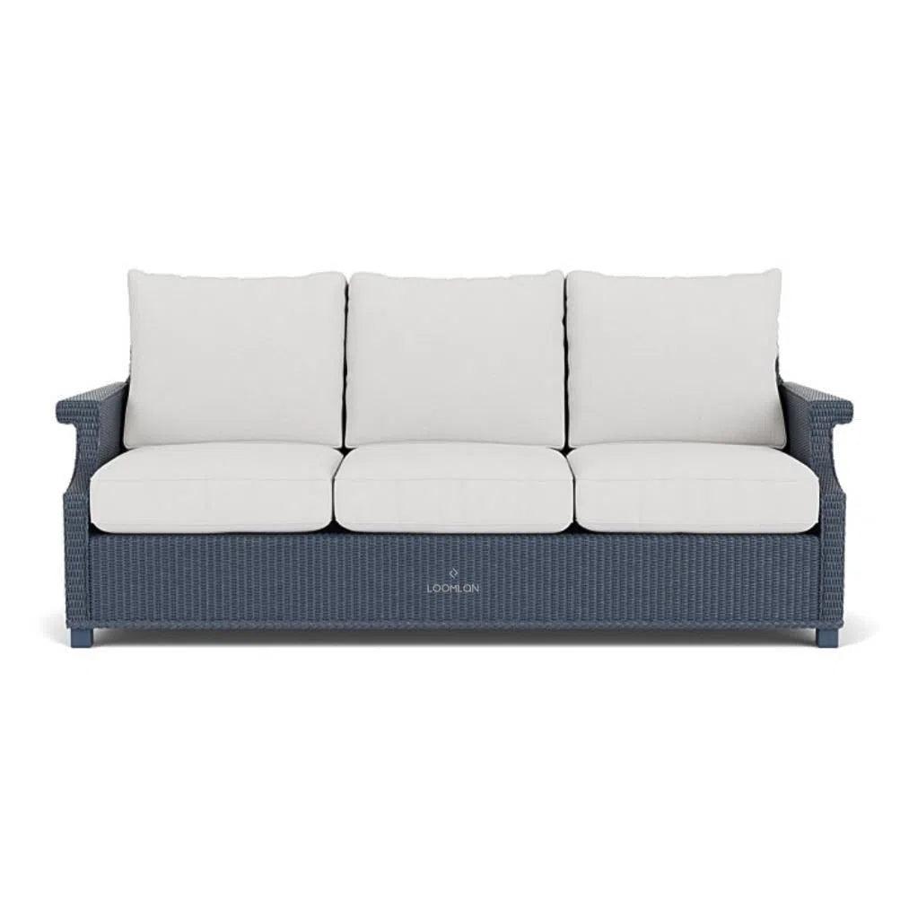 Hamptons Outdoor Wicker 3 Seater Sofa