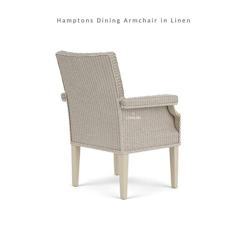 Hamptons Outdoor Wicker Dining Table Set for 6-Outdoor Dining Sets-Lloyd Flanders-LOOMLAN