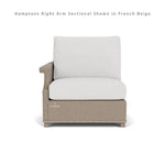 Hamptons Outdoor Wicker L-Shaped Sectional Side Table