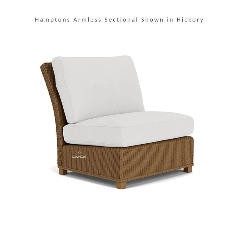 Hamptons Outdoor Wicker L-Shaped Sectional Side Table-Outdoor Lounge Sets-Lloyd Flanders-LOOMLAN