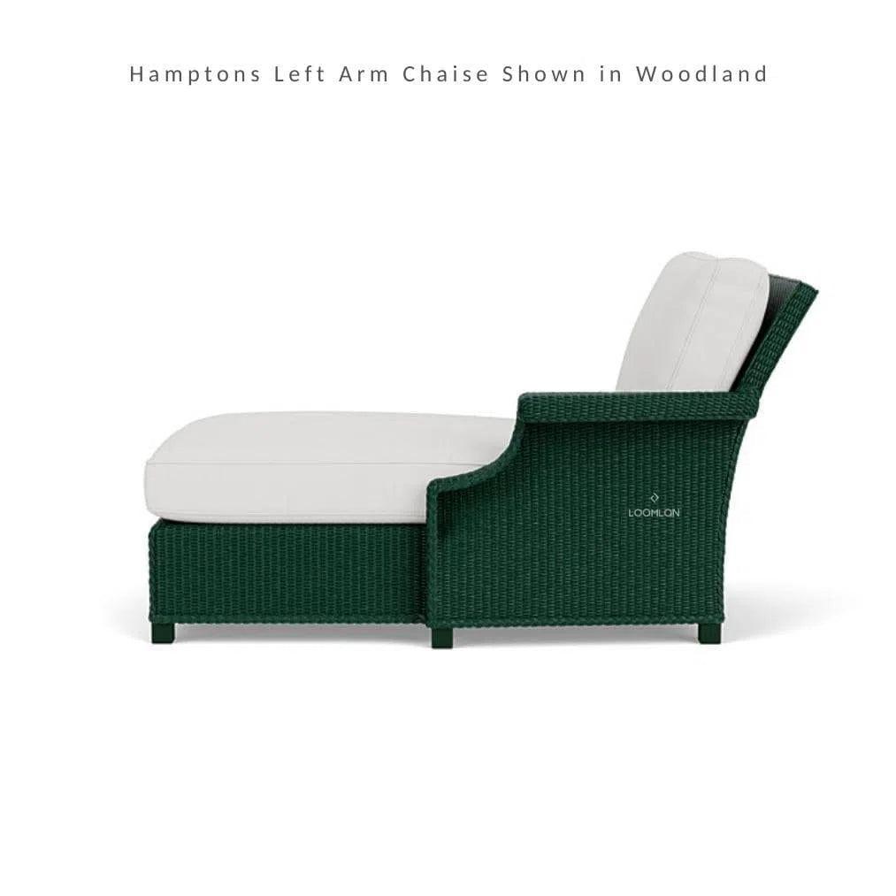 Hamptons Outdoor Wicker L-Shaped Sectional Side Table