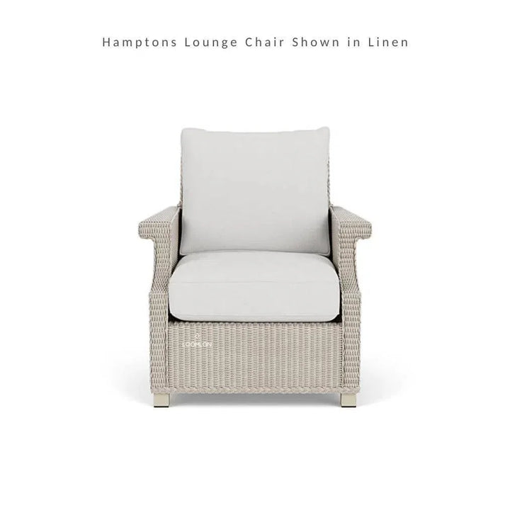 Hamptons Outdoor Wicker Lounge Chair Set Side Table-Outdoor Lounge Sets-Lloyd Flanders-LOOMLAN