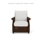 Hamptons Outdoor Wicker Lounge Chair Set Side Table