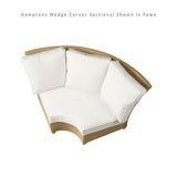 Hamptons Outdoor Wicker Sectional Lounge Set with Chair Outdoor Lounge Sets LOOMLAN By Lloyd Flanders