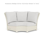 Hamptons Outdoor Wicker Sectional Sofa & Lounge Chair