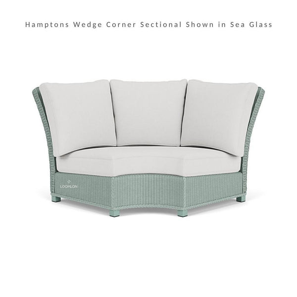 Hamptons Outdoor Wicker Sectional Sofa and Lounge Chair Set Outdoor Lounge Sets LOOMLAN By Lloyd Flanders