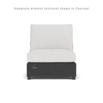 Hamptons Outdoor Wicker Small Chaise Sectional Ottoman