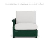 Hamptons Outdoor Wicker Small Chaise Sectional Ottoman-Outdoor Lounge Sets-Lloyd Flanders-LOOMLAN