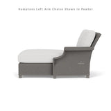 Hamptons Outdoor Wicker Small Chaise Sectional Ottoman-Outdoor Lounge Sets-Lloyd Flanders-LOOMLAN