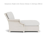 Hamptons Right Arm Chaise Unit All-Weather Outdoor Furniture Outdoor Modulars LOOMLAN By Lloyd Flanders