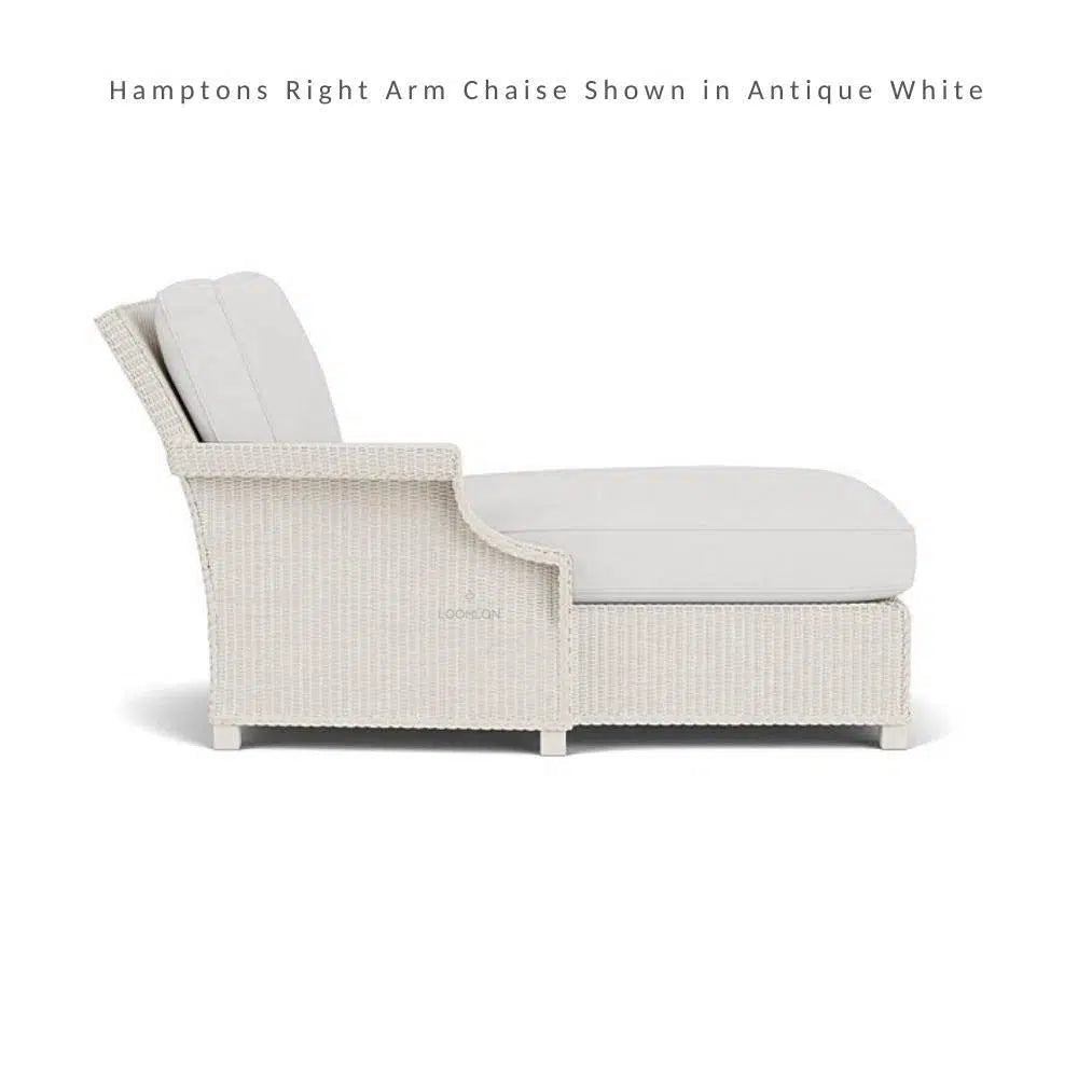 Hamptons Right Chaise Unit Outdoor Patio Furniture