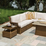 Hamptons Right Sectional Unit Outdoor Patio Furniture-Outdoor Modulars-Lloyd Flanders-LOOMLAN