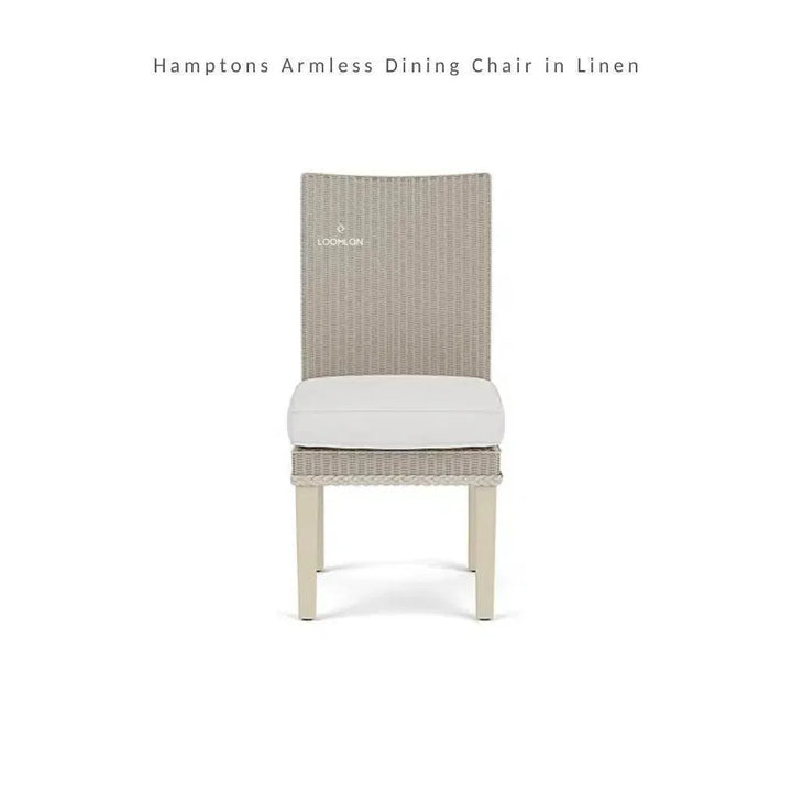 Hamptons Teak Extendable Dining Table Set With Chairs-Outdoor Dining Sets-Lloyd Flanders-LOOMLAN