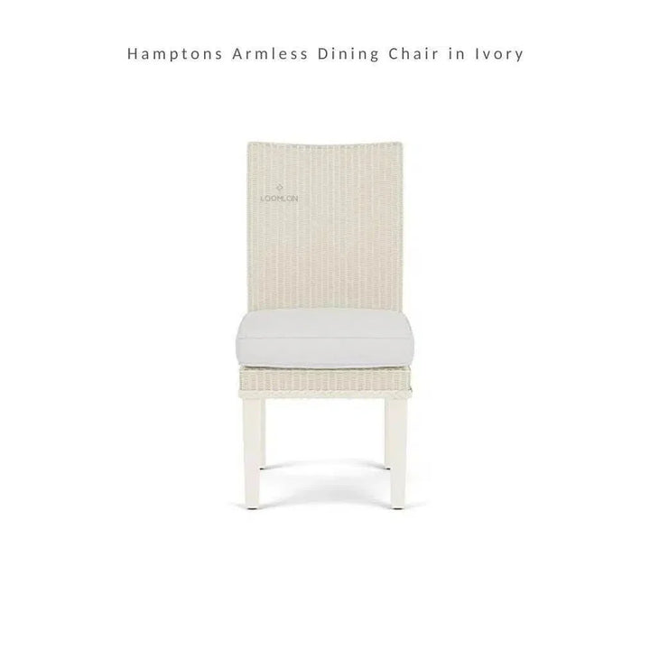 Hamptons Teak Extendable Dining Table Set With Chairs-Outdoor Dining Sets-Lloyd Flanders-LOOMLAN