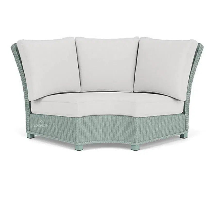 Hamptons Wedge Corner Sectional Wicker Outdoor