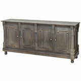 Hand Carved 4 Door Large Sideboard Buffet