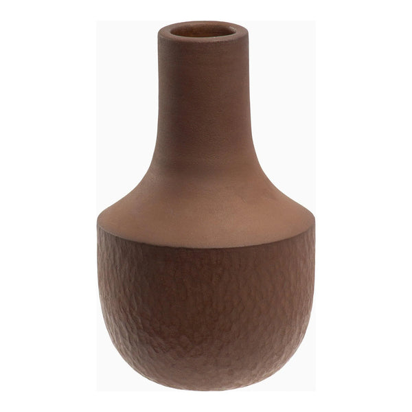 Hand Made Ceramic Brown Terracotta Latti Decorative Vessel Vases & Jars LOOMLAN By Moe's Home