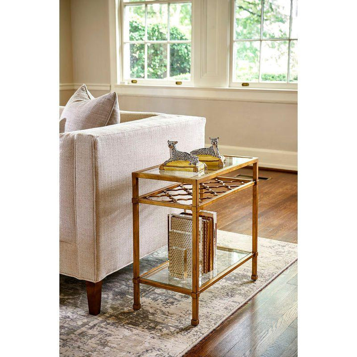 Hand Painted Ceramic Made Leopard Sculpture (Pr) - LOOMLAN - Chelsea House - Statues & Sculptures