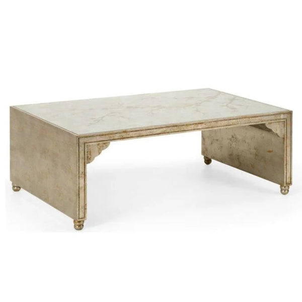 Hand Painted Cherry Blossom Design Cocktail Table - LOOMLAN - Chelsea House - Coffee Tables