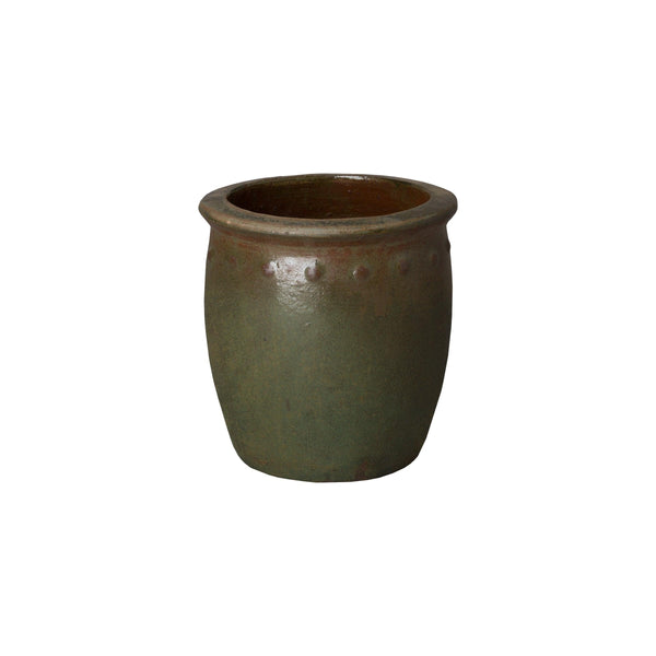 Handcrafted Round Ceramic Planter