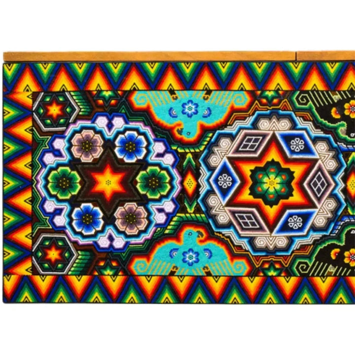 Handmade Unique Beaded Cabinet Deer - LOOMLAN - Victor Betancourt - Sideboards