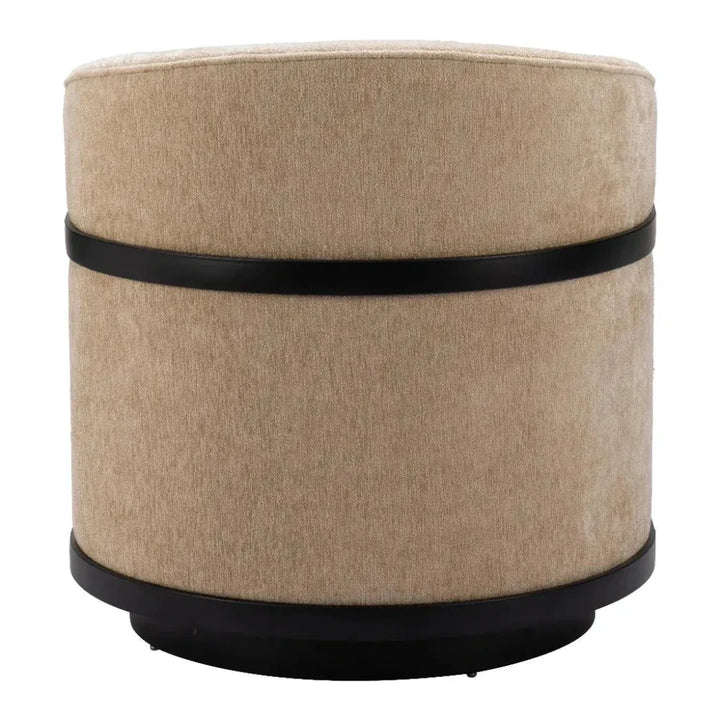 Hanko Golden Beige Swivel Chair - LOOMLAN - Zuo Modern - Club Chairs