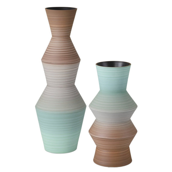 Happy 80's Porcelain Multi Color Vase (Set of 2)