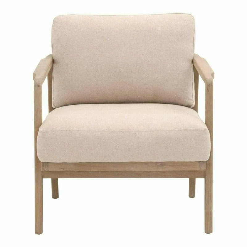 Harbor Club Chair Flax Linen White Rope Smoke Gray Oak Club Chairs LOOMLAN By Essentials For Living