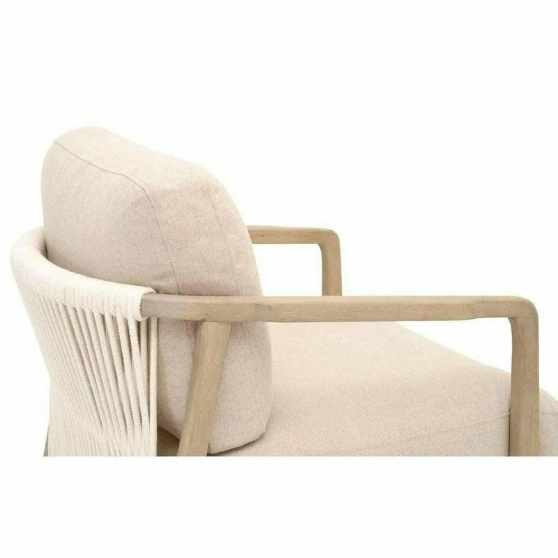 Harbor Club Chair Flax Linen White Rope Smoke Gray Oak Club Chairs LOOMLAN By Essentials For Living