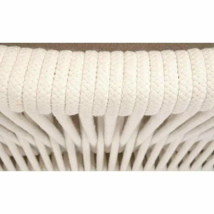 Harbor Club Chair White Rope Smoke Oak - LOOMLAN - Essentials For Living - Accent Chairs