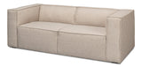 Harland Sofa Beige Linen Upholstery-Sofas & Loveseats-Sarreid-LOOMLAN