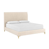 Harris Performance Fabric Bed Frame-Beds-SUNPAN-Casablanca Cloud-King-LOOMLAN