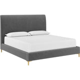 Harris Performance Fabric Bed Frame-Beds-SUNPAN-Casablanca Storm-King-LOOMLAN