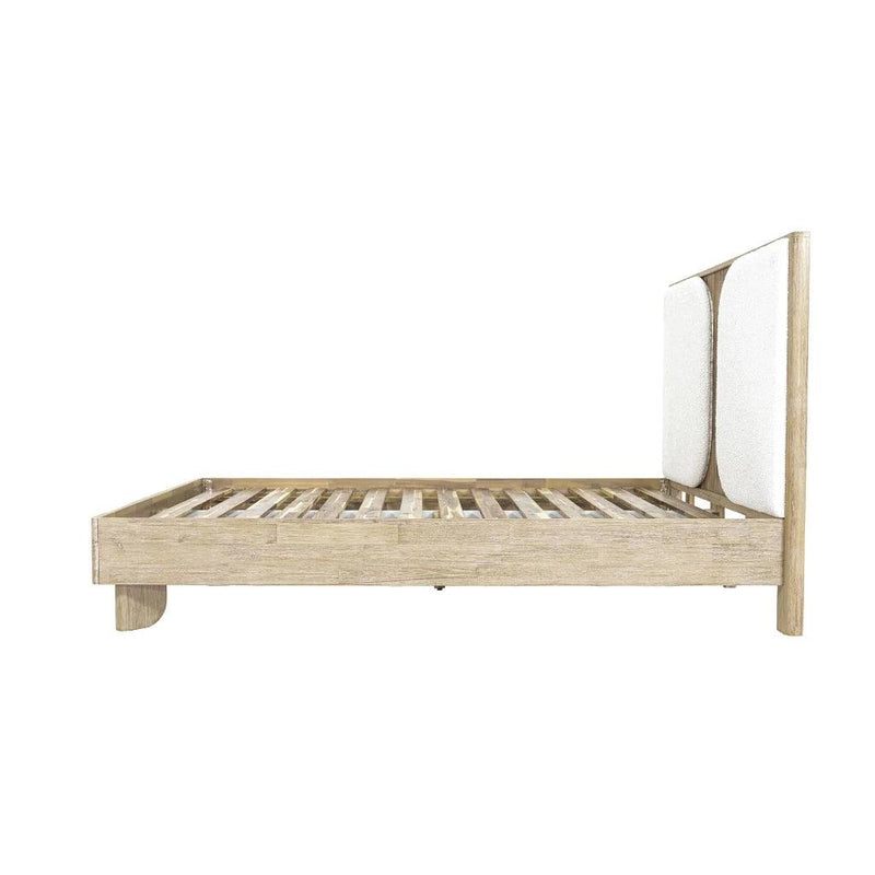 Haru Wood Framed Luxurious Bed-Beds-LH Imports-LOOMLAN