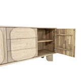 Haru Wooden 5 Center Drawer Sideboard