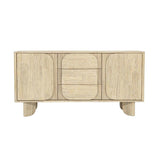 Haru Wooden 5 Center Drawer Sideboard