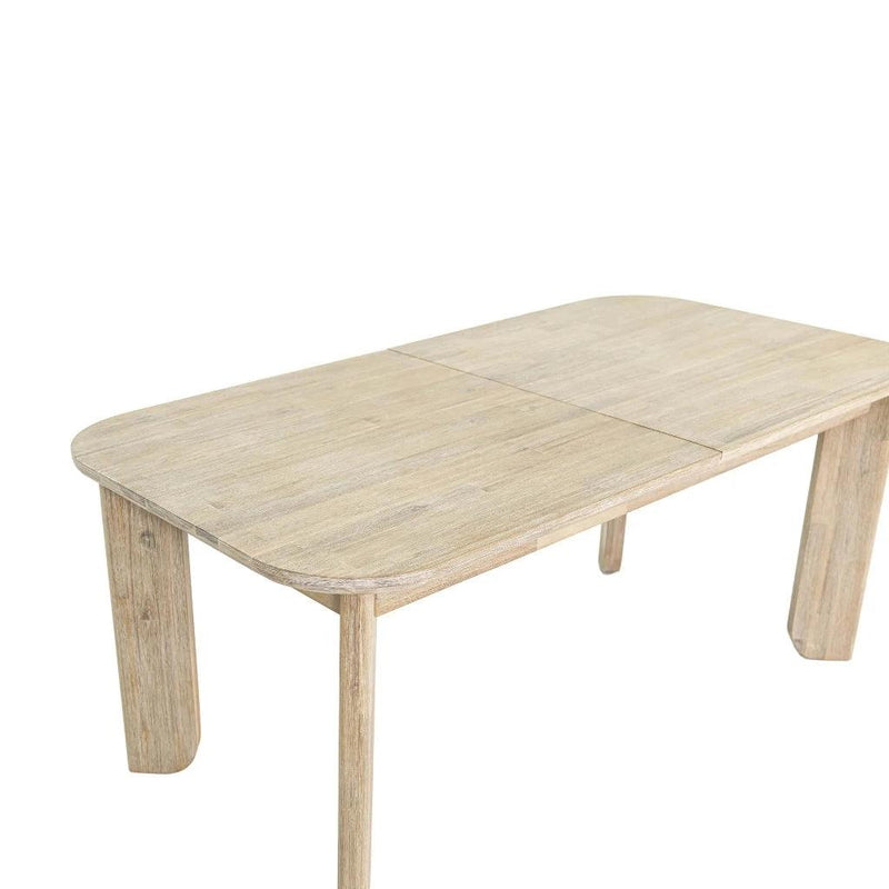 Haru Wooden Extension Dining Table-Dining Tables-LH Imports-LOOMLAN