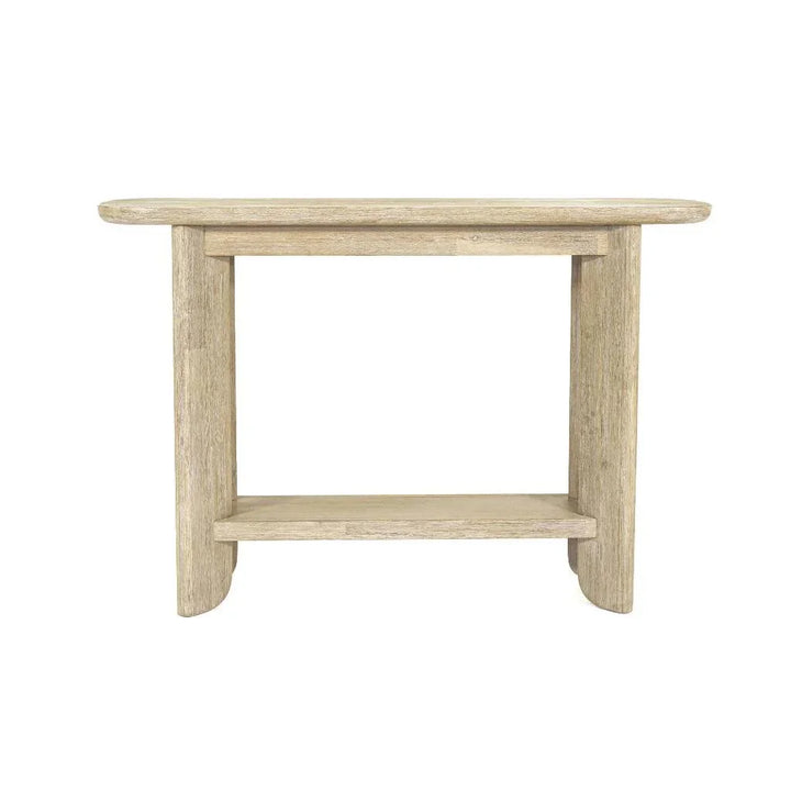 Haru Wooden Oval Console Table - LOOMLAN - LH Imports - Console Tables