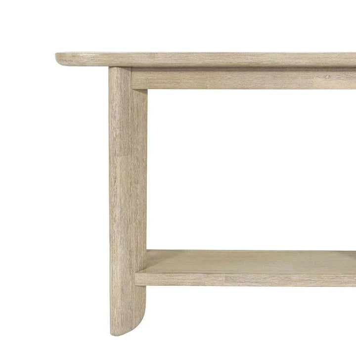 Haru Wooden Oval Console Table - LOOMLAN - LH Imports - Console Tables