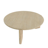 Haru Wooden Round Coffee Table-Coffee Tables-LH Imports-LOOMLAN