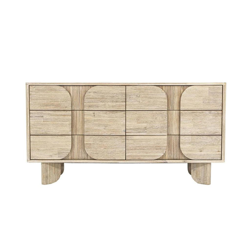 Haru Modern Designed Wooden 6 Drawer Dresser