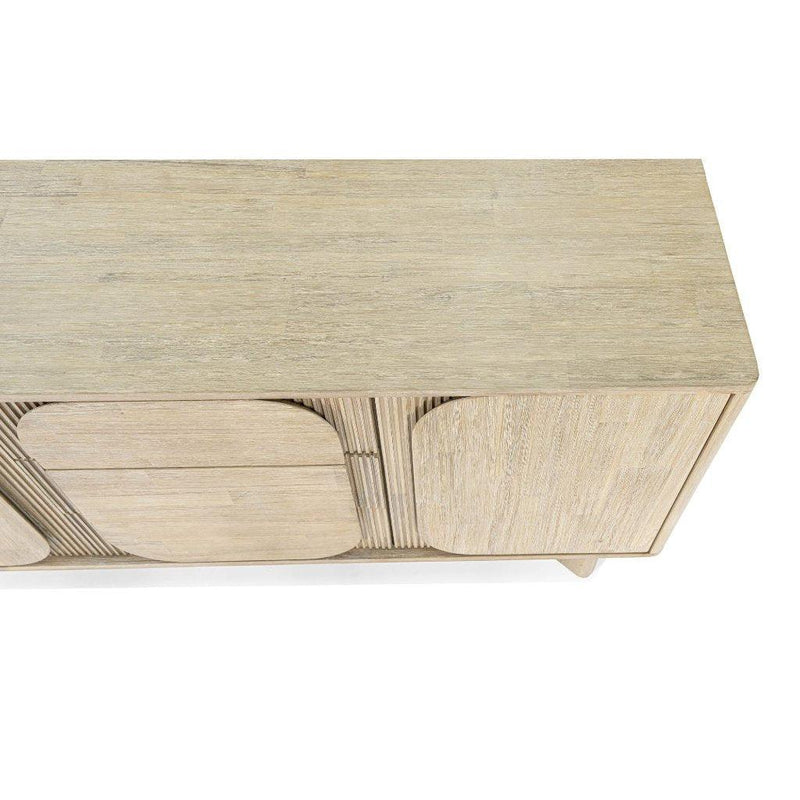 Haru Wooden 5 Center Drawer Sideboard