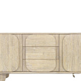 Haru Wooden 5 Center Drawer Sideboard