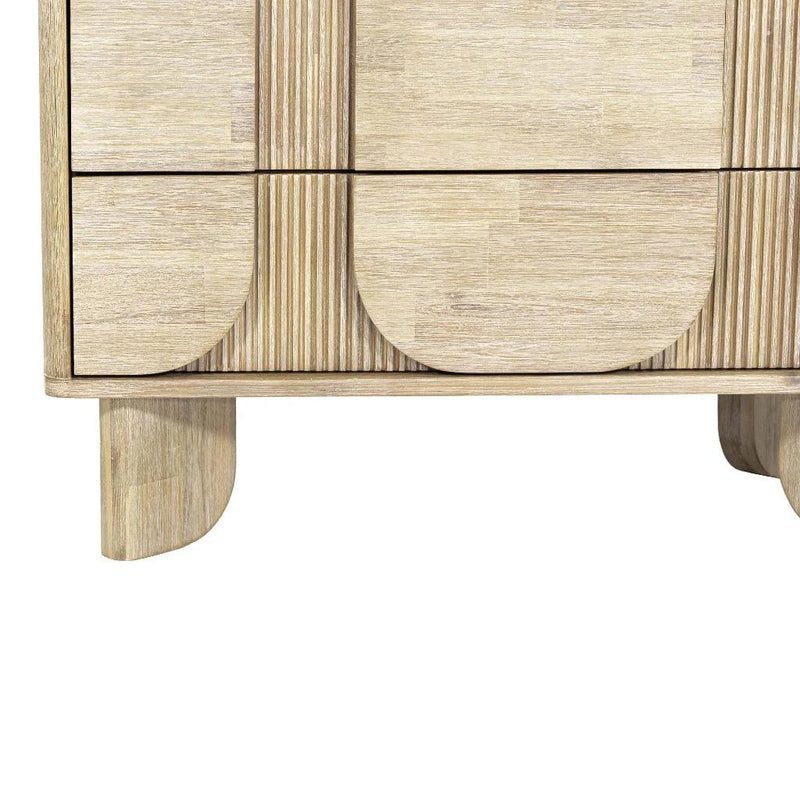 Haru Wooden Modern 5 Drawer Chest