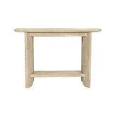 Haru Wooden Oval Console Table